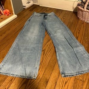 High rise super wide leg jeans